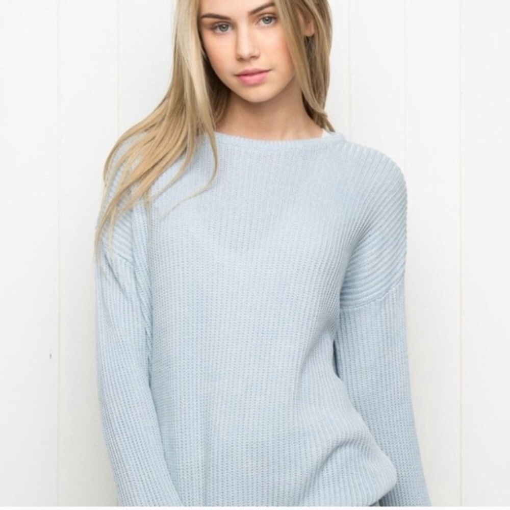 Blue Brandy Melville Ollie Sweater